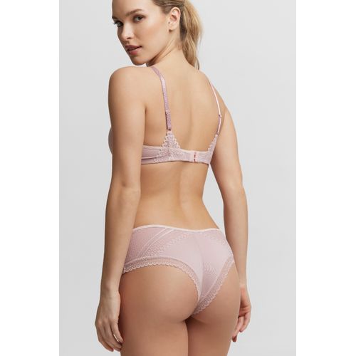 Culotte de microfibra y puntilla