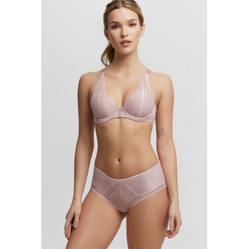 Culotte de microfibra y puntilla