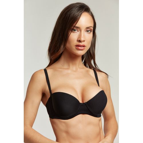 Corpiño strapless de microfibra
